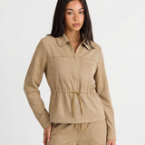 Women's Tailored Blazer and Wide Leg Pants Set Elegant Two Piece Outfit