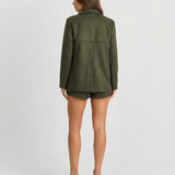 Tailored Blazer and High Waist Shorts Set