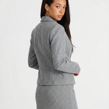 Tailored Blazer and Pencil Skirt Suit Set