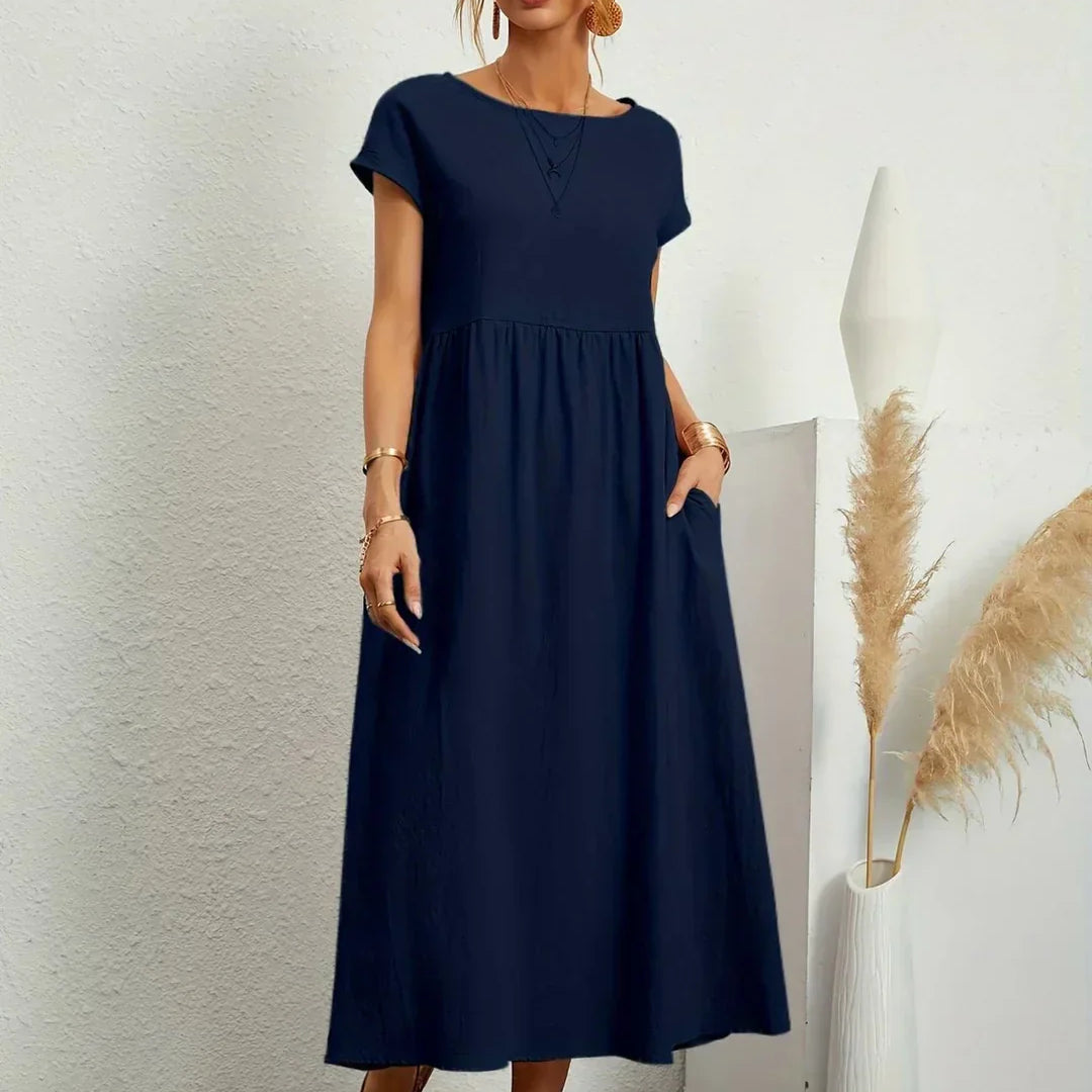 Gabrielle™  Robe midi fluide élégance intemporelle