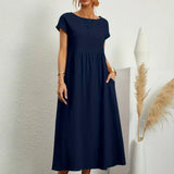 Gabrielle™  Robe midi fluide élégance intemporelle