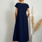 Gabrielle™  Robe midi fluide élégance intemporelle