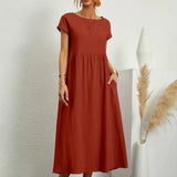 Gabrielle™  Robe midi fluide élégance intemporelle