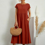 Gabrielle™  Robe midi fluide élégance intemporelle