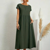 Gabrielle™  Robe midi fluide élégance intemporelle