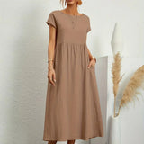 Gabrielle™  Robe midi fluide élégance intemporelle