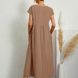 Gabrielle™  Robe midi fluide élégance intemporelle
