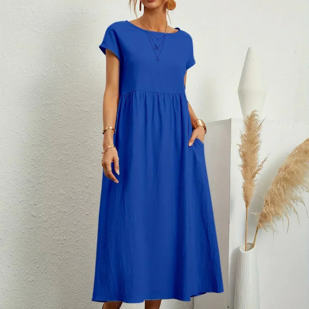 Gabrielle™  Robe midi fluide élégance intemporelle
