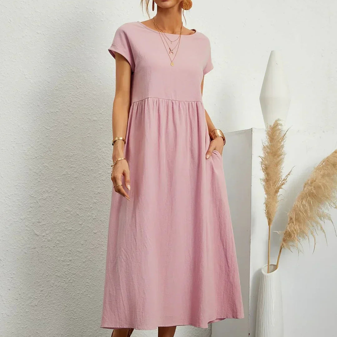 Gabrielle™  Robe midi fluide élégance intemporelle
