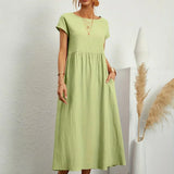 Gabrielle™  Robe midi fluide élégance intemporelle