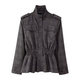 Textured Blazer and Tailored Pants Elegant Suit Outfit