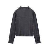 Zip Up Jacket and Straight Leg Pants Casual Lounge Outfit