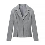 Tailored Blazer and Pencil Skirt Suit Set