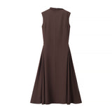 Elegant Sleeveless A Line Midi Dress